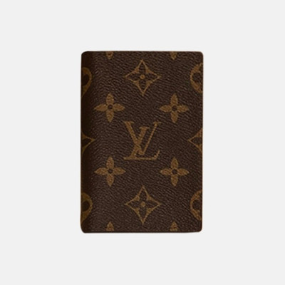 Louis Vuitton 2019 Canvas Card Purse M60256 - 루이비통 2019 남여공용 카드 퍼스,LOUW0382,Size(11cm),브라운