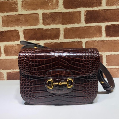 Gucci 2019 Horsebit Leather Shoulder Bag,25CM - 구찌 2019 홀스빗 여성용 레더 숄더백 602204,GUB0940,25cm,브라운