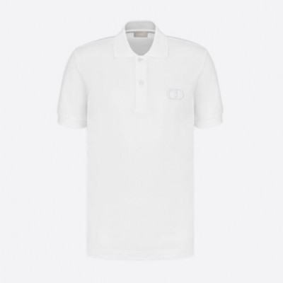 [디올]Dior 2020 Mens Logo Cotton Short Sleeved Polo Tshirts - 디올 2020 남성 로고 코튼 폴로 반팔티 Dio0509x.Size(s - 2xl).화이트