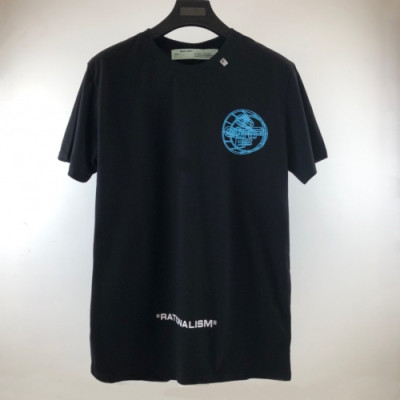 [오프화이트]Off-white 2020 Mm/Wm Printing Logo Crew - neck Cotton Short Sleeved Oversize Tshirts - 오프화이트 2020 남자 프린팅 로고 크루넥 코튼 오버사이즈 반팔티 Off0316x.Size(xs - l).블랙