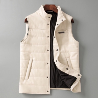 [프라다]Prada 2020 Mens Business Duck Down Leather Vest - 프라다 2020 남성 비지니스 덕다운 가죽 조끼 Pra0919.Size(m - 3xl).화이트