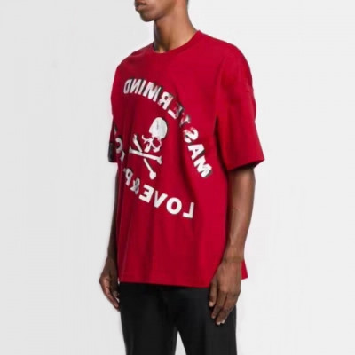 Mastermind Japan 2020 Mens Logo Cotton Short Sleeved Tshirts - 마스터마인드 2020 남성 로고 코튼 반팔티 Mas0054x.Size(s - 2xl).레드