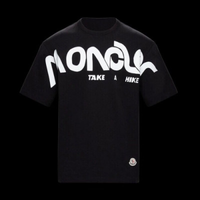 [몽클레어]Moncler 2020 Mens Logo Cotton  Short Sleeved Tshirts - 몽클레어 2020 남성 로고 코튼 반팔티 Moc01349x.Size(s - xl).블랙