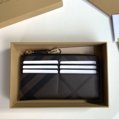 Burberry 2019 Leather Clutch Bag, 19cm - 버버리 2019 레더 남성용 클러치백 ,BURB0442,19cm,브라운