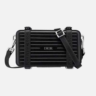 Dior & Rimowa 2019 Shoulder Bag,20CM - 디올 & 리모와 2019 여성용 숄더백  DIOB0496,20CM,블랙