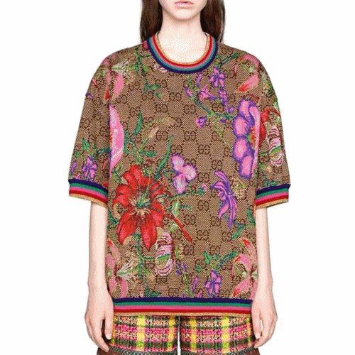 [구찌]Gucci 2020 Womens Luxury Knit Short Sleeved Tshirts&Skirts - 구찌 2020 여성 럭셔리 니트 반팔티&스커트 Guc02019x.Size(s - l).브라운
