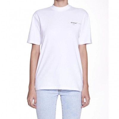 Off-white 2020 Mm/Wm Printing Logo Crew - neck Cotton Short Sleeved Oversize Tshirts - 오프화이트 남자 프린팅 로고 크루넥 코튼 오버사이즈 반팔티 Off0317x.Size(s - l).화이트