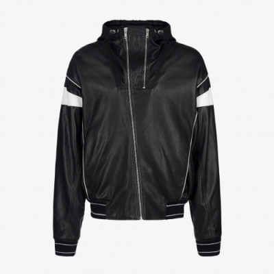 [지방시]Givenchy 2020 Mens Logo Casual Leather Jackets - 지방시 2020 남성 로고 캐쥬얼 레더 자켓 Giv0287x.Size(m - 2xl).블랙