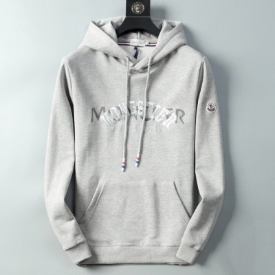 [몽클레어]Moncler 2020 Mens Logo Casual Cotton HoodT - 몽클레어 2020 남성 로고 캐쥬얼 코튼 후디 Moc01375x.Size(m - 3xl).그레이