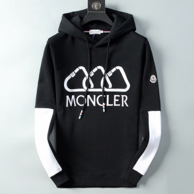 [몽클레어]Moncler 2020 Mens Logo Casual Cotton HoodT - 몽클레어 2020 남성 로고 캐쥬얼 코튼 후디 Moc01378x.Size(m - 3xl).2컬러(블랙/레드)