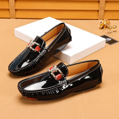 Versace  2019 Mens Leather Loafer - 베르사체 2019 남성용 레더 로퍼 VERS0269,Size(240 - 270).블랙