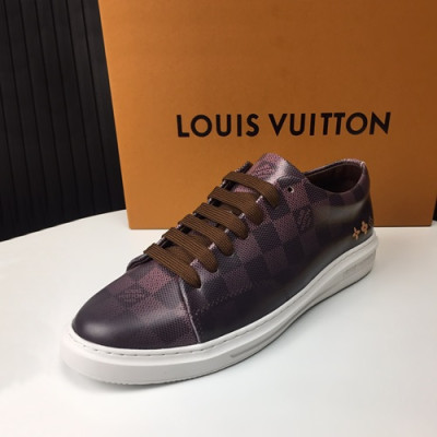 Louis Vuitton 2019 Mens Leather Sneakers - 루이비통 2019 남성용 레더 스니커즈 LOUS0470,Size(240 - 270).브라운