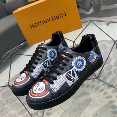 Louis Vuitton 2019 Mens Canvas Sneakers - 루이비통 2019 남성용 캔버스 스니커즈 LOUS0473,Size(240 - 270).블랙