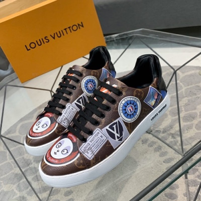 Louis Vuitton 2019 Mens Canvas Sneakers - 루이비통 2019 남성용 캔버스 스니커즈 LOUS0474,Size(240 - 270).브라운
