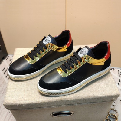 Versace 2019 Mens Leather Sneakers - 베르사체 2019 남성용 레더 스니커즈 VERS0280,Size (240 - 270).블랙