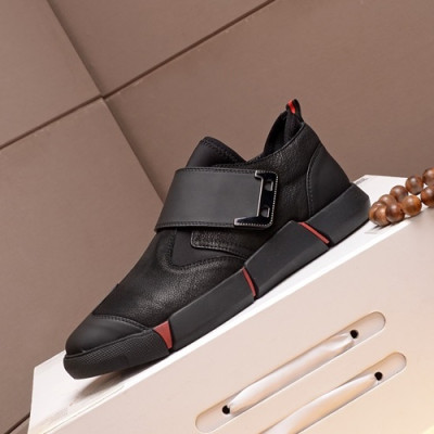 Louis Vuitton 2019 Mens Leather Sneakers - 루이비통 2019 남성용 레더 스니커즈 LOUS0479,Size(240 - 270).블랙