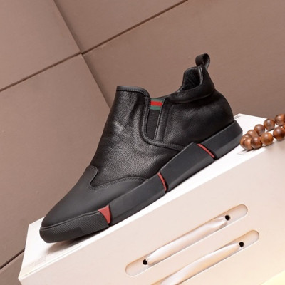 Louis Vuitton 2019 Mens Leather Sneakers - 루이비통 2019 남성용 레더 스니커즈 LOUS0482,Size(240 - 270).블랙