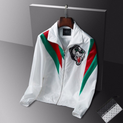 [구찌]Gucci 2020 Mens Logo Casual Jackets - 구찌 2020 남성 로고 캐쥬얼 자켓 Guc02049x.Size(m - 3xl).화이트