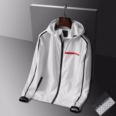 [프라다]Prada 2020 Mens Logo Casual Jackets - 프라다 2020 남성 로고 캐쥬얼 자켓 Pra0940x.Size(m - 3xl).화이트