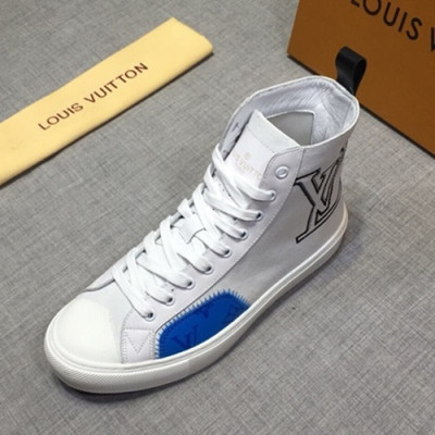 Louis Vuitton 2019 Mens Canvas Sneakers - 루이비통 2019 남성용 캔버스 스니커즈 LOUS0488,Size(240 - 270).화이트