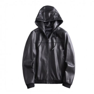 [알마니]Armani 2020 Mens Logo Casual Leather Jackets - 알마니 2020 남성 로고 캐쥬얼 가죽 자켓 Arm0591x.Size(m - 3xl).블랙