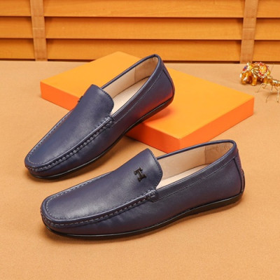 Hermes 2019 Mens Leather Loafer - 에르메스 2019 남성용 레더 로퍼 HERS0262.Size(240 - 270).블루