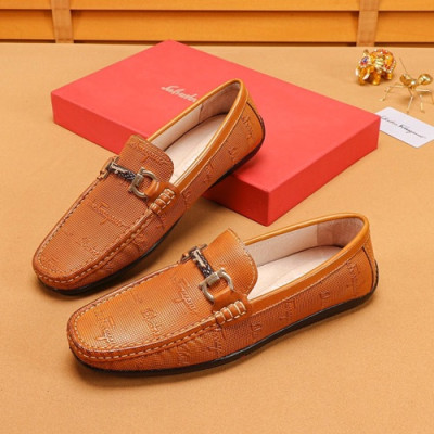 Ferragamo 2019 Mens Leather Loafer - 페라가모 2019 남성용 레더 로퍼 FGMS0132,Size(240 - 270).브라운