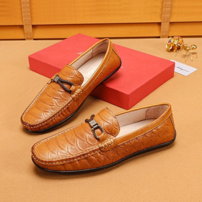 Ferragamo 2019 Mens Leather Loafer - 페라가모 2019 남성용 레더 로퍼 FGMS0134,Size(240 - 270).브라운