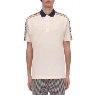 [매장판]Gucci 2020 Mens Logo Cotton Polo Short Sleeved Tshirts - 구찌 2020 남성 로고 폴로 코튼 반팔티 Guc02064x.Size(xs - l).아이보리