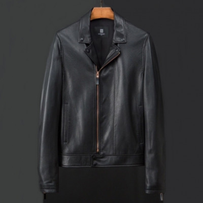 [지방시]Givenchy 2020 Mens Logo Casual Leather Jackets - 지방시 2020 남성 로고 캐쥬얼 레더 자켓 Giv0292x.Size(m - 3xl).블랙