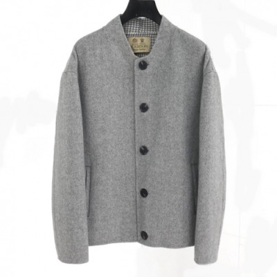 [버버리]Burberry 2020 Mens Basic Cashmere Jackets - 버버리 2020 남성 베이직 캐시미어 재킷 Bur02058x.Size(s - 2xl).그레이