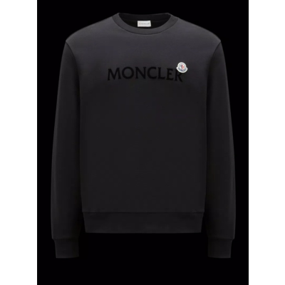 [몽클레어]Moncler 2023 Mens Logo Casual Cotton Tshirts - 몽클레어 2023 남성 로고 캐쥬얼 코튼 긴팔티 Moc01430x.Size(s - 2xl).블랙