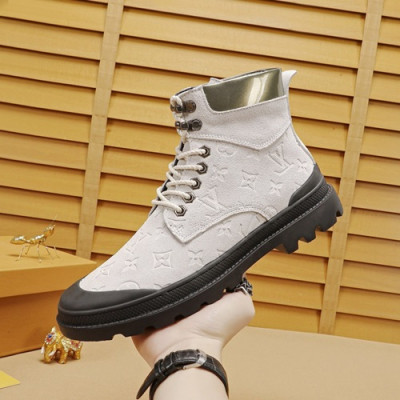 Louis Vuitton 2019 Mens Leather Sneakers - 루이비통 2019 남성용 레더 스니커즈 LOUS0498,Size(240 - 270).화이트