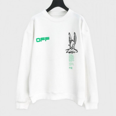 [오프화이트]Off-white 2020 Mm/Wm Logo Cotton Oversize Hoodie - 오프화이트 2020 남자 로고 코튼 오버사이즈 후디 Off0351x.Size(s - xl).화이트