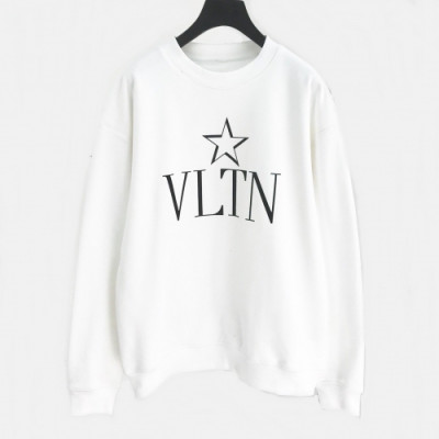 [발렌티노]Valentino 2020 Mm/Wm VLTN Logo Cotton Tshirts - 발렌티노 2020 남자 VLTN 로고 코튼 맨투맨 Val0338x.Size(s - xl).화이트