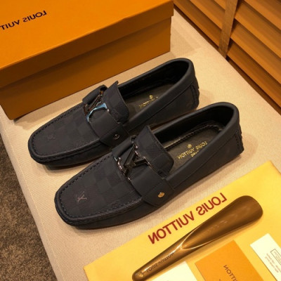 Louis Vuitton 2020 Mens Leather Loafer - 루이비통 2020 남성용 레더 로퍼 LOUS0524,Size(240 - 280).네이비