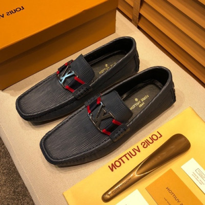 Louis Vuitton 2020 Mens Leather Loafer - 루이비통 2020 남성용 레더 로퍼 LOUS0526,Size(240 - 280).네이비