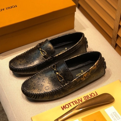 Louis Vuitton 2020 Mens Leather Loafer - 루이비통 2020 남성용 레더 로퍼 LOUS0536,Size(240 - 280).브라운