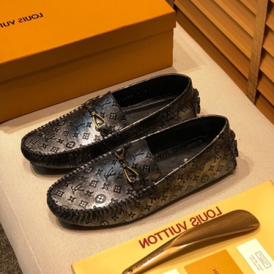 Louis Vuitton 2020 Mens Leather Loafer - 루이비통 2020 남성용 레더 로퍼 LOUS0537,Size(240 - 280).실버