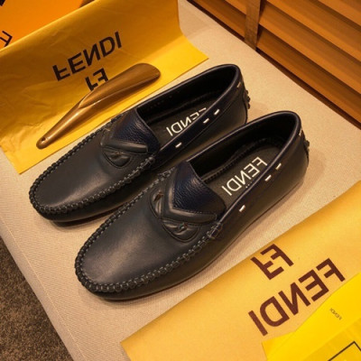 Fendi 2020 Mens Leather Loafer - 펜디 2020 남성용 레더 로퍼 FENS0268,Size(240 - 280).네이비