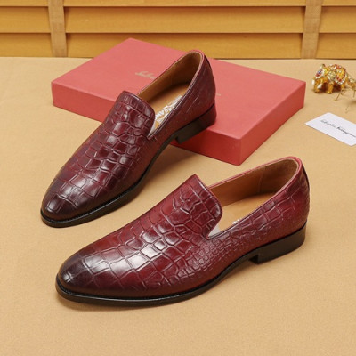 Ferragamo 2020 Mens Leather Shoes - 페라가모 2020 남성용 레더 슈즈 FGMS0162,Size(240 - 270).레드