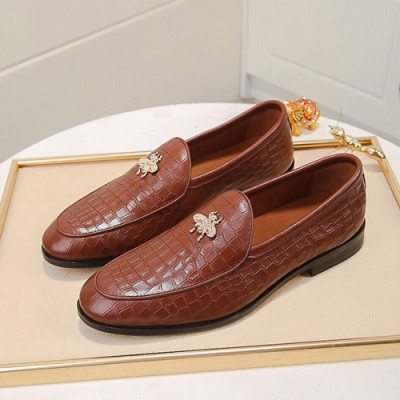 Gucci 2020 Mens Leather Loafer - 구찌 2020 남성용 레더 로퍼 GUCS0640,Size(240 - 270).브라운