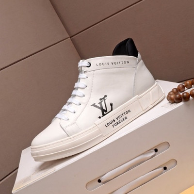 Louis Vuitton 2020 Mens Leather Sneakers - 루이비통 2020 남성용 레더 스니커즈 LOUS0547,Size(240 - 270).화이트