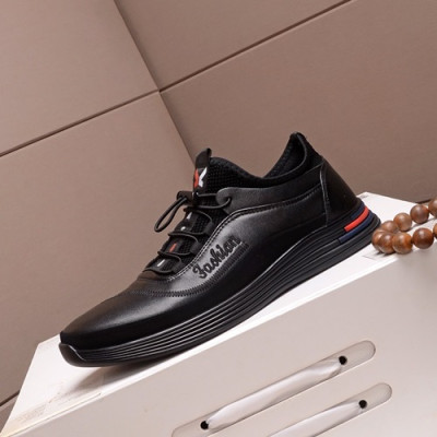 Gucci 2020 Mens Leather Sneakers - 구찌 2020 남성용 레더 스니커즈 GUCS0645,Size(240 - 270),블랙