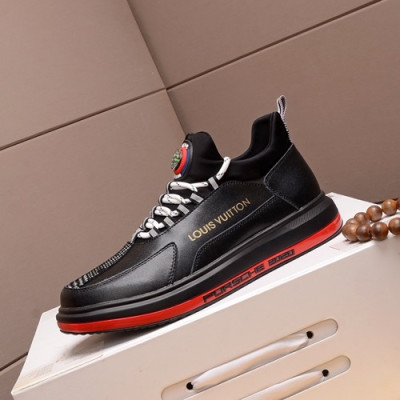 Louis Vuitton 2020 Mens Leather Sneakers - 루이비통 2020 남성용 레더 스니커즈 LOUS0549,Size(240 - 270).블랙