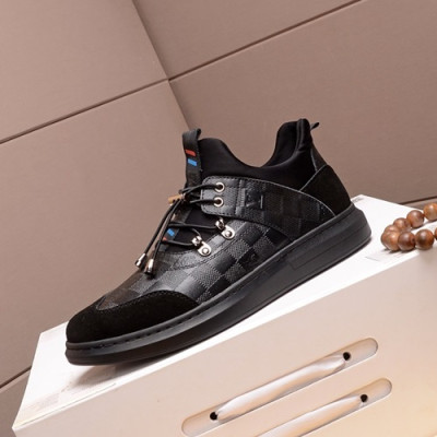 Louis Vuitton 2020 Mens Leather Sneakers - 루이비통 2020 남성용 레더 스니커즈 LOUS0552,Size(240 - 270).블랙