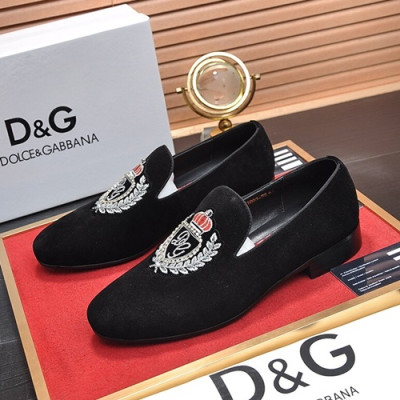 Dolce&Gabbana 2020 Mens Leather Loafer - 돌체앤가바나 2020 남성용 레더 로퍼 DGS0156,Size(240 - 270).블랙