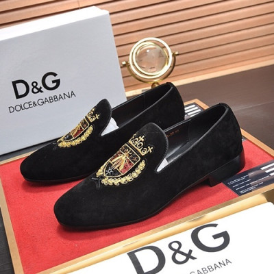 Dolce&Gabbana 2020 Mens Leather Loafer - 돌체앤가바나 2020 남성용 레더 로퍼 DGS0158,Size(240 - 270).블랙