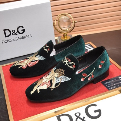 Dolce&Gabbana 2020 Mens Leather Loafer - 돌체앤가바나 2020 남성용 레더 로퍼 DGS0159,Size(240 - 270).그린