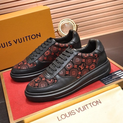 Louis Vuitton 2020 Mens Leather Sneakers - 루이비통 2020 남성용 레더 스니커즈 LOUS0555,Size(240 - 270).블랙